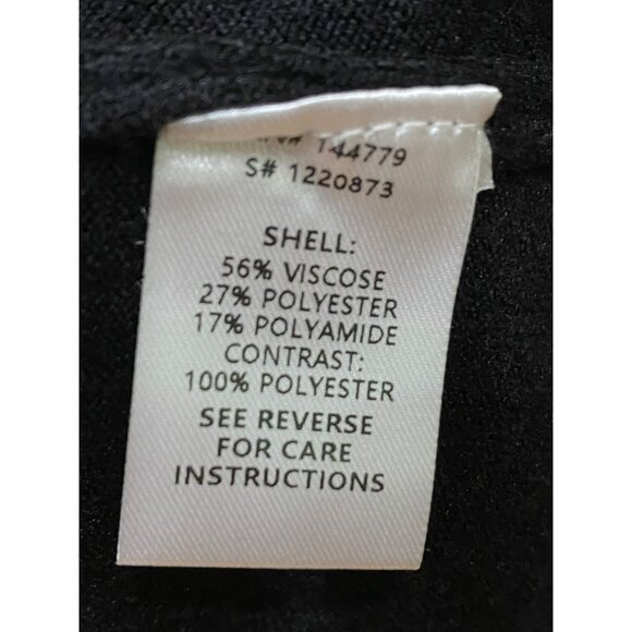 Vici Black Knit Ruffle Trim Sweater Extra Small - Picture 4 of 9